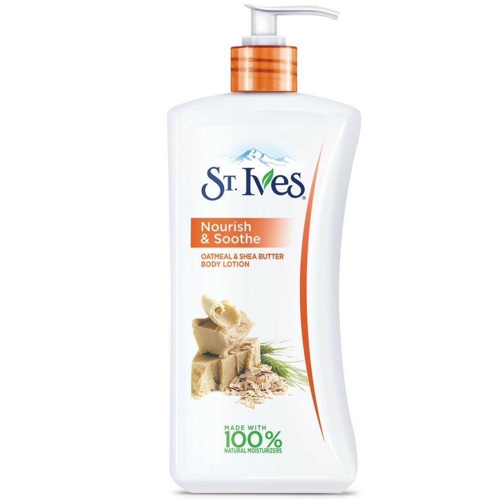 St Ives Body Lotion 21 Ounce Naturally Soothing (621ml) (3 Pack)