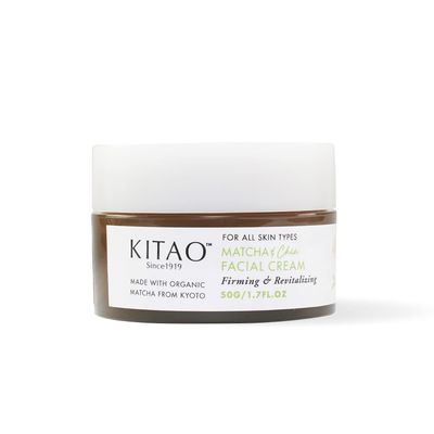 KITAO Matcha Facial Cream Moisturizer from Japan, Organic Day &amp; Night Cream Anti Aging Skincare for Women &amp; Girls, 1.7 fl oz/50g