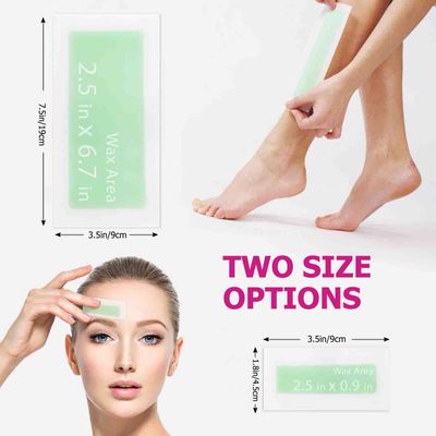Wax Strips for Face &amp; Body - 60 Wax Strips: 40 Face Wax Strips &amp; 20 Body Wax Strips for Women and Men - Suitable for All Skin and Hair Colors - 4 Soothing Wipes (60 count)