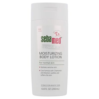 Sebamed Moisturizing Lotion pH 5.5 for Sensitive Skin Dermatologist Recommended Moisturizer 6.8 Fluid Ounces (200 Milliliters)
