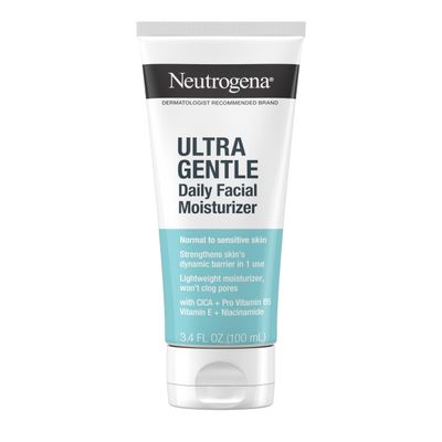 Neutrogena Fragrance Free Daily Facial Moisturizer, Face Moisturizer for Sensitive &amp; Dry Skin with Vitamin B3, Pro-Vitamin B5 &amp; Vitamin E, Supports Skin&#39;s Dynamic Barrier, 3.4 fl. oz