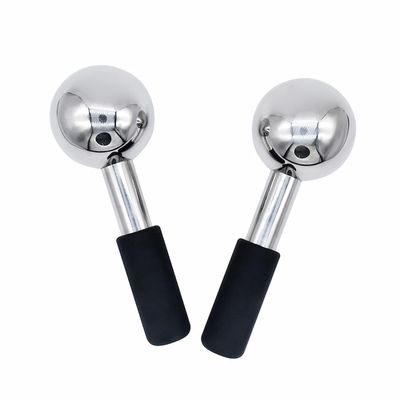 LYNSYXDD Ice Globes for Face Metal, Skin Care Ice Globes for Face, Ice Globes Stainless Steel for Eyes, Facial Roller Massager Tool Great Gift for Women and Mothers&#39; Day (M)