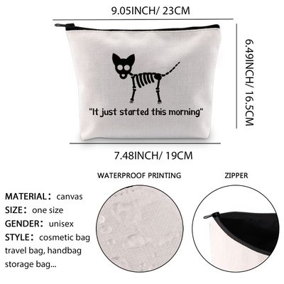XYANFA Vet Tech Cosmetic Bag Veterinarian Gift Veterinarian Makeup Bag Veterinary Nuse Gift For Veterinarian Animal Nurse Gift (just started this morning)