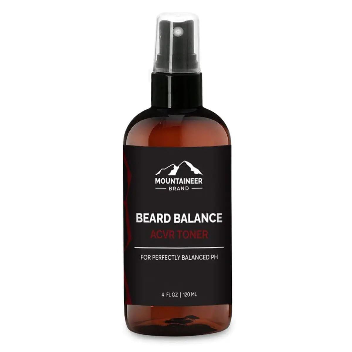 Mountaineer Brand Apple Cider Vinegar Rinse and Toner | Beard Balance | All-Natural Relief for Detox, Dandruff, Itching, Acne, Blemished Skin | Use on Hair, Beard, Scalp, and Face | 4oz