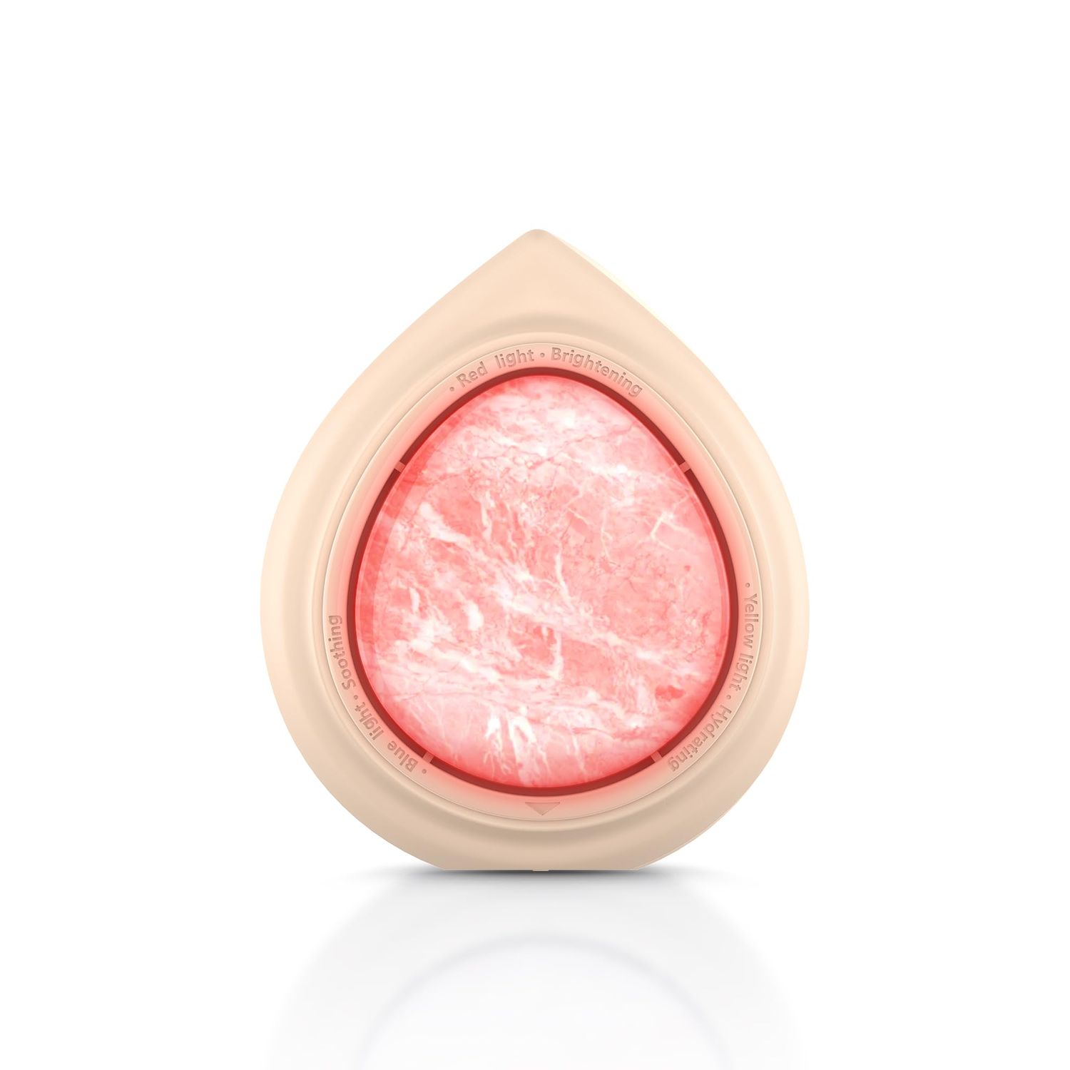 Jade Gua Sha Facial Tools.Natural Jade Stone Guasha, Red&amp;Blue&amp;Yellow Light Therapy Beauty Massage Tool,Jaw Massager,Skin-Care Gift