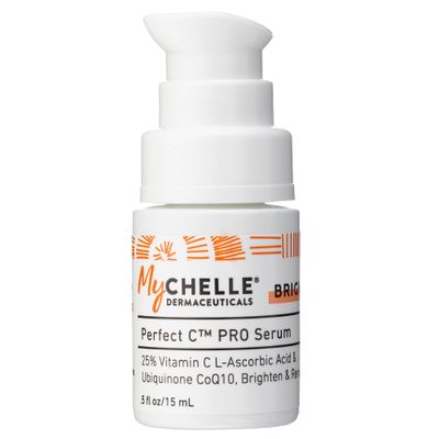 Mychelle Dermaceuticals Perfect C Pro Serum, Professional-Level 25% (0.5 Fl Oz) L-Ascorbic Acid Vitamin C Serum - Face Brightening Skin Care for All Skin Types