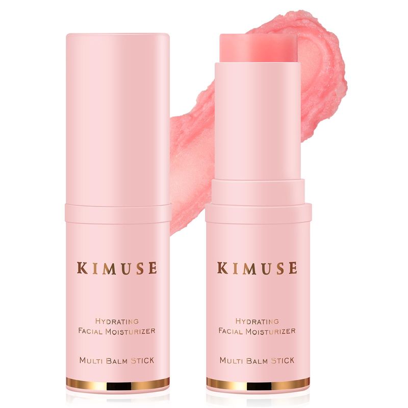 KIMUSE Hydrating Multi Balm Stick, All-in-One Hydrating Lip Balm Eye Cream Neck Cream Make Up Base, Reduce Wrinkle &amp; Moisturizing Moisturizer For Face Skin Care