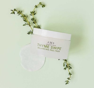 Thyme Swipe Organic Matcha + Thyme Balancing Peel Pads