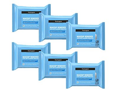 Neutrogena Makeup Remover Cleansing Towelettes, Refill Pack, 25 Count (Pack of 6)