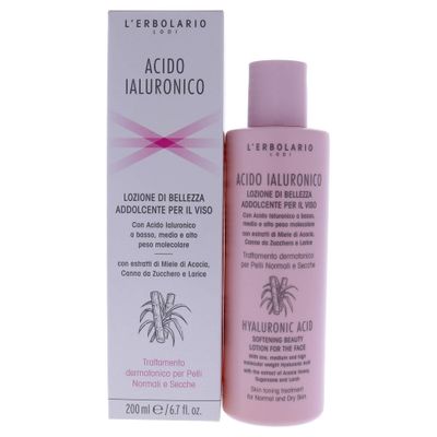 L&#39;Erbolario Hyaluronic Acid Softening Beauty Lotion - Body Lotion With Hyaluronic Acid - Soften and Hydrate Skin - Sugar Cane and Honey - 6.7 oz