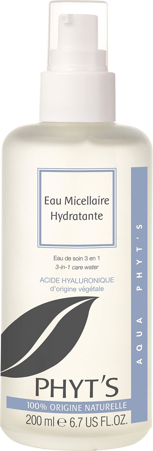 Phyt&#39;s Moisturizing Micellar Water - Makeup Remover Tones and Moisturizes in One Step - Purifies Skin with Velvety Finish - Facial Cleanser - 6.76 oz