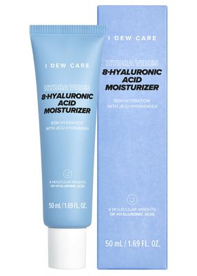 I DEW CARE Hydra Vibes 8-Hyaluronic Acid Moisturizer | Hyaluronic Acid Face Moisturizer, Hypoallergenic Formula, Korean Skin Care, Glass Skin, Vegan, Cruelty-Free, 50 mL, 1.69 fl. oz.