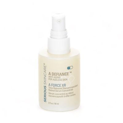 Serious Skincare A Force XR Serum Retinol Concentrate - Vitamin A - Time Released - Lightweight Anti-Aging &amp; Anti-Wrinkle Facial Treatment - Green Tea Leaf Extract - 2 oz.
