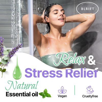 Shower Steamers Aromatherapy BLRIET 8 Pack Gifts for Women Mom, Valentines Day Gifts for Her Stress Relief Home Spa, Birthday Gift Lavender Natural Essential Oil Self Care Relaxation Shower Bombs Teen