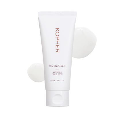 Kopher Ttaekkugmul Mild Peeling Brightening, Smoothing, Hydrating Exfoliator for Sensitive Skin, Daily Exfoliant for Glow Skin, Korean Skincare (100ml, 3.38 fl.oz.)