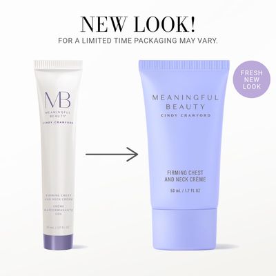 Meaningful Beauty Firming Chest and Neck Crme , Tightening Treatment with Vitamin C and Hyaluronic Acid , 1.7 Ounce