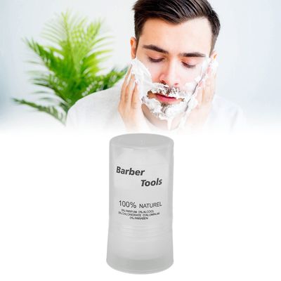 Ymiko After Shave Alum, 3.5Oz Alum Stick Stick After Shave Stone Post Shave Stone Home Travel Portable Men Skin Post Shave Stick
