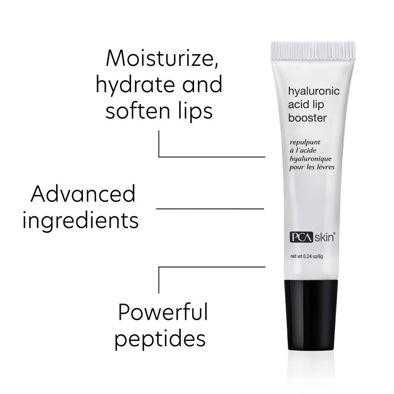 PCA SKIN Lip Plumper Serum - Hyaluronic Acid Lip Balm for Plump Lips, Instantly Hydrates, Minimizes Wrinkles, 0.24 oz Tube