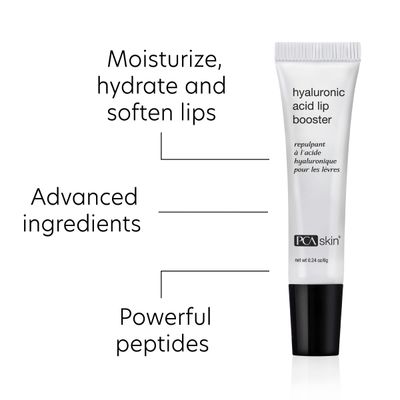 PCA SKIN Lip Plumper Serum - Hyaluronic Acid Lip Balm for Plump Lips, Instantly Hydrates, Minimizes Wrinkles, 0.24 oz Tube