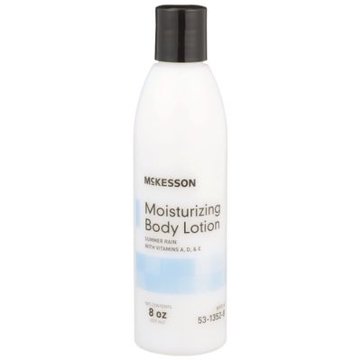 McKesson Moisturizing Body Lotion with Vitamins A, D, E, Summer Rain Scent, 8 oz, 1 Count