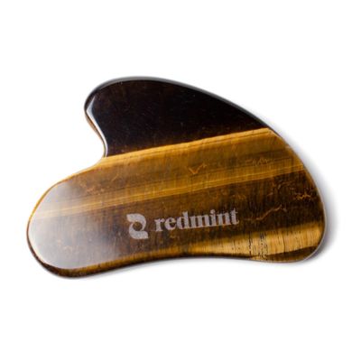 Redmint Tiger Eye Gua Sha Tool for Face | Rooted in Ancient TCM Wisdom | Rediscover Youthful Skin | Facial Massage Tools Face Stone Gua Sha to Reduce Puffiness