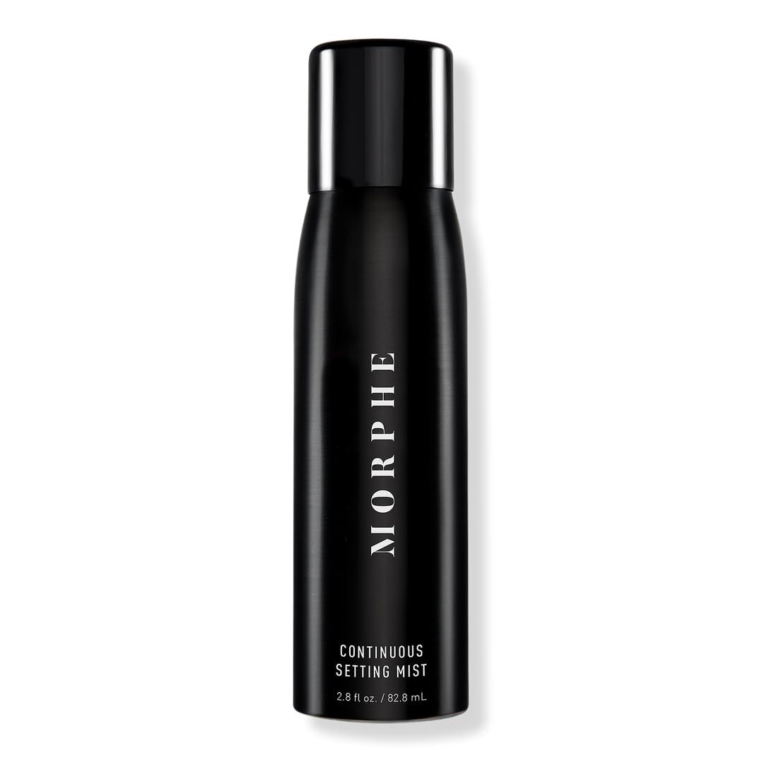 Morphe Continuous Setting Spray - Micro-Fine Setting Spray for Makeup with a Natural Finish - Helps Makeup Resist Caking or Fading &amp; Increases Wear of Foundation (2.8 fl oz)