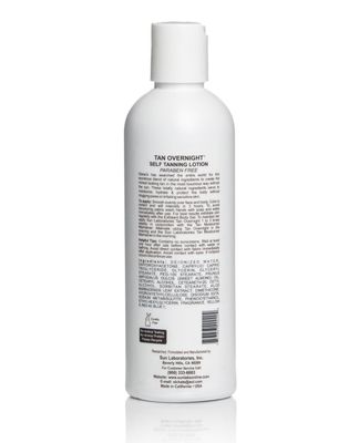 Sun Laboratories By Giesee Tan Overnight Sunless Tanning Lotion and Tanning Mitt - Self Tanning Lotion, Organic Self Tanner Ultra Dark, Pregnancy Safe, Non-Toxic, Instant Long Lasting, Travel Size