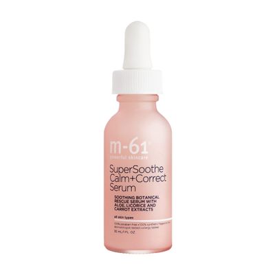 m-61 SuperSoothe Calm+Correct Serum - Antioxidant-packed calming and hydrating serum with aloe, licorice and carrot extracts.
