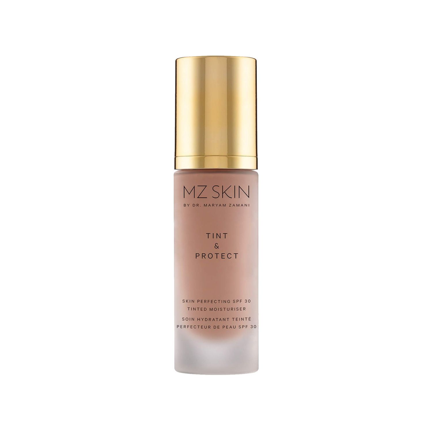 MZ SKIN | TINT &amp; PROTECT Skin Perfecting SPF 30 | Tinted Moisturiser Face 30ml | Lightweight Skin Care Moisturiser | With Vitamin C And Hyaluronic Acid