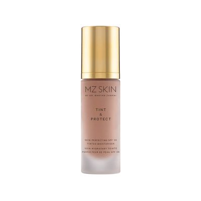 MZ SKIN | TINT &amp; PROTECT Skin Perfecting SPF 30 | Tinted Moisturiser Face 30ml | Lightweight Skin Care Moisturiser | With Vitamin C And Hyaluronic Acid