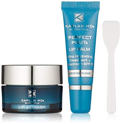 KAPLAN MD Perfect Pout Duo Lip Mask (0.5 oz.) &amp; Lip Balm 0.17 oz. - Complete Anti-Aging Skin Care for Lips