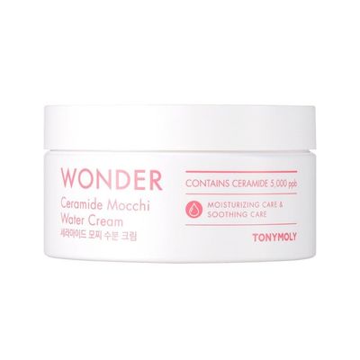 TONYMOLY Wonder Ceramide Mochi Water Cream, 10.58oz, Hydrating &amp; Skin Repairing, for All Skin Types