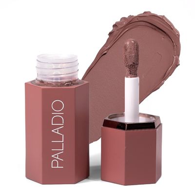 Palladio Liquid Blush for Cheeks &amp; Lips 2-in-1 Makeup Face Blush, Weightless Cream Formula, Smudge Proof Long-Wearing Pigmented Blush, Natural Look Makeup Face Blushes, Dewy Finish, Dusty Rose