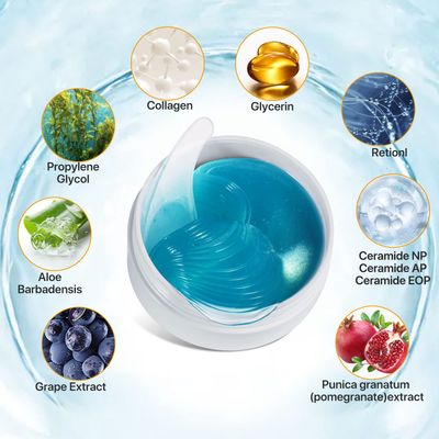 sefudun Hydrogel Eye Patches,Hydrogel Under Eye Masks for Dark Circles,Anti Wrinkle Treatment,Under Eye Gel Pads,Eye Mask for Puffy Eyes, Skincare,Hydrating | 60 Pieces/30 Pairs