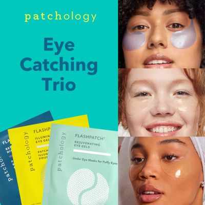 Patchology All Eyes On You Under Eye Mask - Retinol, Collagen &amp; Green Tea Infused - Eye Gels for Dark Circles, Puffiness, &amp; Wrinkles, Eye Patches for Night, Beauty Travel, Reduce Puffy Eyes (6 Pairs)