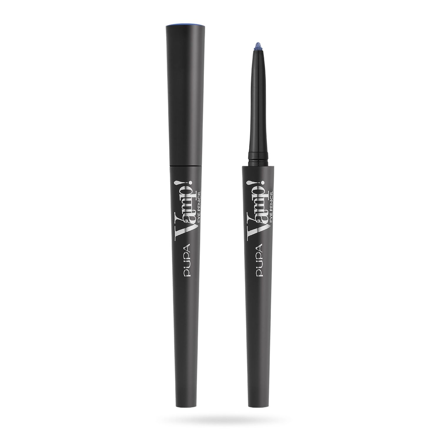 Pupa Milano Vamp! Waterproof Eye Pencil 400 Midnight Blue - Rich, Cream Liner Pencil to Make Eyes Pop - Long Lasting, Smudge, Tear, Sweat, and Waterproof Formula - 0.12 oz