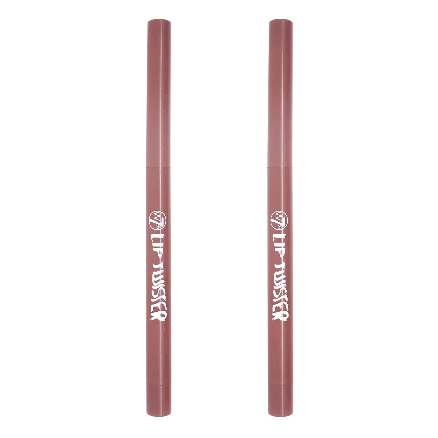 W7 Lip Twister Lip Liner - 2Pcs - Creamy &amp; Blendable Lip Makeup For Definition &amp; Shape (Pink)