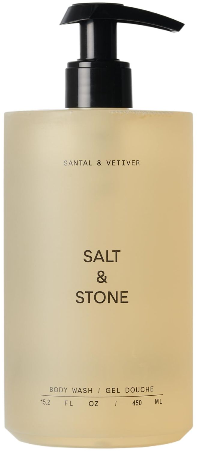 Salt &amp; Stone Body Wash with Antioxidants for Deep Moisture | For Women &amp; Men, Sulfate, Paraben, &amp; Dye Free, Leaving Skin Soft and Hydrated