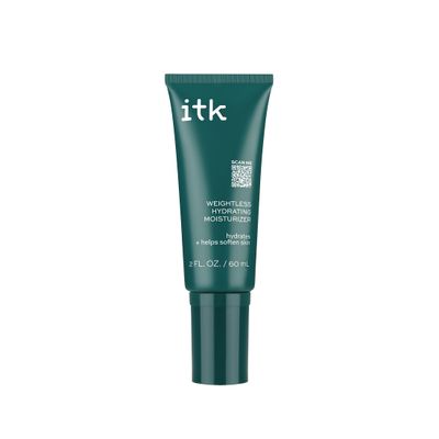 ITK Skincare Weightless Hydrating Face Moisturizer - Hydrates + Smoothes Skin - Niacinamide - Brighten Dark Spots - Hyaluronic Acid - Maintain Moisture Levels - Vitamin E-infused, 2 fl. oz