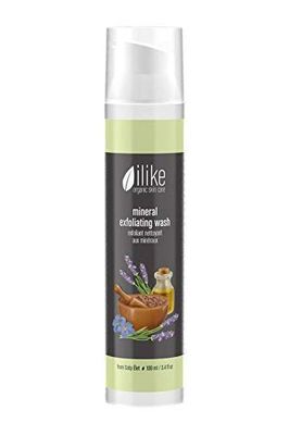 Ilike Organic Skin Care Mineral Exfoliating Wash 3.4 fl oz