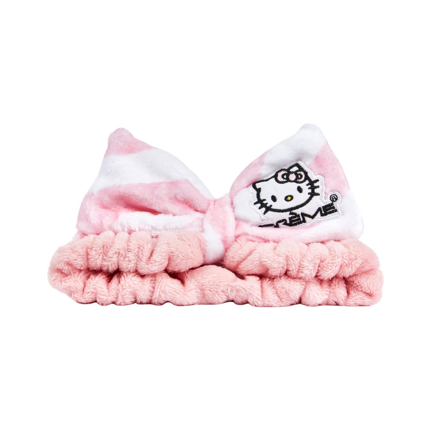 The Crme Shop x Sanrio Hello Kitty Collection: Plush Spa Headband, Skincare Accessories &amp; Beauty Essentials - Perfect for Pampering and Everyday Use (Sweet Stripes)