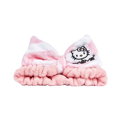 The Crme Shop x Sanrio Hello Kitty Collection: Plush Spa Headband, Skincare Accessories &amp; Beauty Essentials - Perfect for Pampering and Everyday Use (Sweet Stripes)