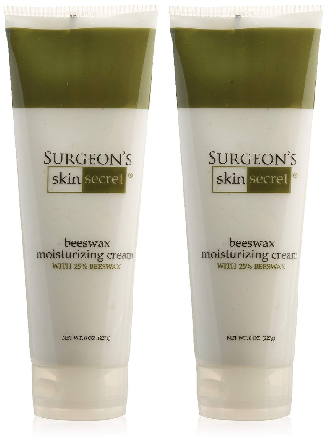 Surgeon&#39;s Skin Secret Beeswax Moisturizing Cream 8oz. Tube (2 Pack) - Light Lavender