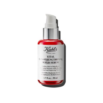 Kiehl&#39;s Vital Skin-Strengthening Hyaluronic Acid Super Serum, Boosts Radiance &amp; Smooths Fine Lines, Improves &amp; Renews Skin Texture, with Adaptogenic Herbal Complex, for All Skin Types - 1.7 fl oz