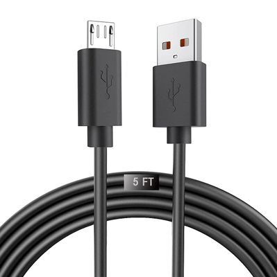 Rahhaze Replacement Micro USB Charging Cable Cord for Simple Human Mirror Compatible with Simplehuman Mirror 5&quot; 8&quot; Round Lighted Makeup Mirror (5FT)