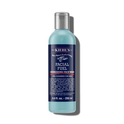 Kiehl&#39;s Facial Fuel Face Wash, Refreshing + Invigorating Men&#39;s Gel Cleanser, with Caffeine, Vitamin E and Menthol, Non-Drying Formula Moisturizes Skin, Great for Clogged Pores - 8.4 fl oz