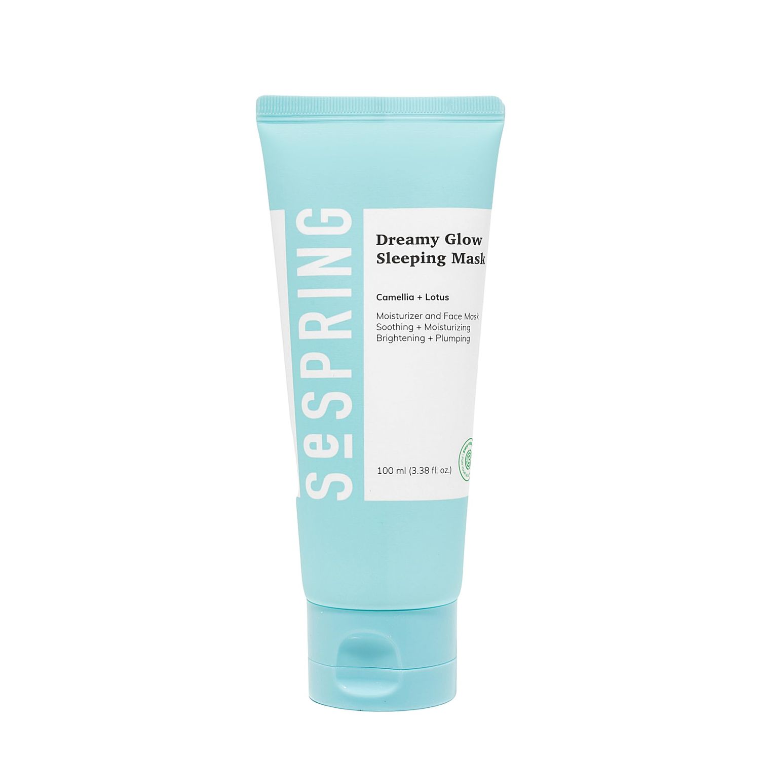 SEPSRING Dreamy Glow Sleeping Mask, Korean Face Mask, Formulated with Camellia, Lotus, and Hyaluronic Acid, Korean Skincare, Clean Beauty, Vegan, Cruelty Free, Korean Beauty Products, 3.38 Fl Oz