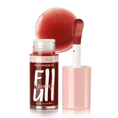 Moisturizing Lip Oil, No-Sticky Tinted Lip Gloss for Dry Lips Lip Balm Lip Care, Shiny and Vegan Tinted Lip Gloss 0.16OZ - 13 ARTEMIS