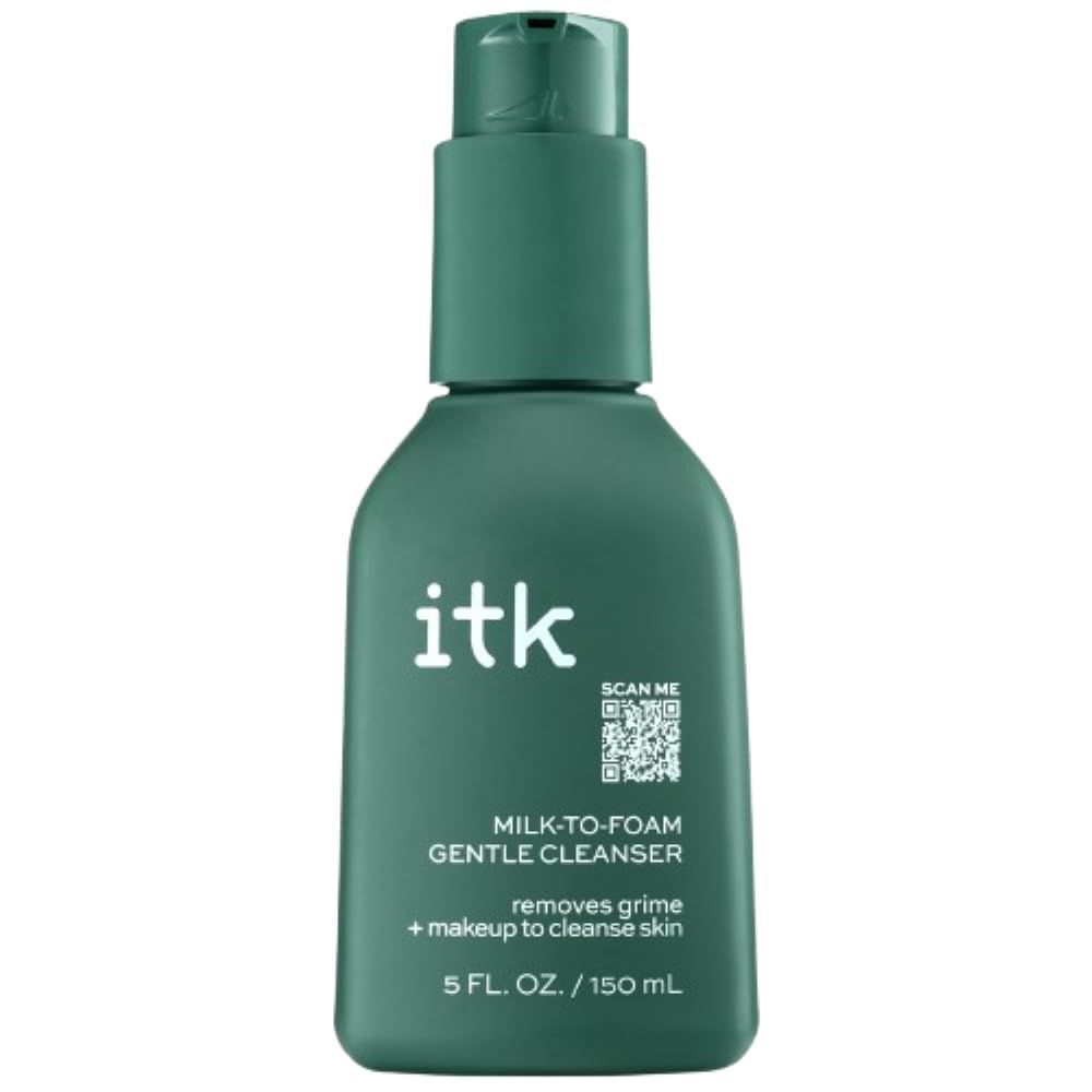 ITK Milk-To-Foam Gentle Cleanser for Women - 5 oz Cleanser