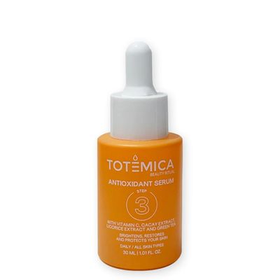 TOTEMICA Antioxidant Serum with Vitamin C &amp; Cacay Extract, Brightens &amp; Protects Skin with Natural Antioxidants, Vegan, Alcohol-Free for All Skin Types (1.01 Fl Oz)